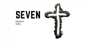 I sette peccati capitali simboleggiati da una croce